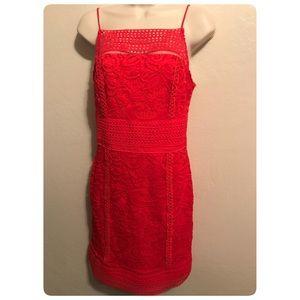 Topshop red dress